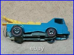 Vintage Hot Wheels Redline REVVERS Towin Terror Blue & Yellow Mattel 1972 H. K
