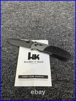 Vintage NOS Heckler & Koch HK34FDP Drop Point 14200 Folding Pocket Knife USA