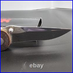 Vintage New HK Heckler & Koch X-15-TN 334 Knife In Box Solingen Germany Rosewood