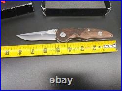 Vintage New HK Heckler & Koch X-15-TN 334 Knife In Box Solingen Germany Rosewood