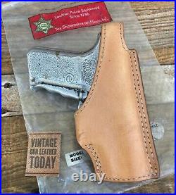 Vintage Tex Shoemaker 1001 Brown Leather P7M8 P7M13 Suede Lined Holster