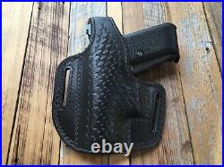 Vintage Tex Shoemaker Black Leather Lined Holster For HK P7M8 P7M13 LEFT