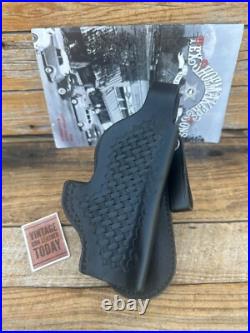 Vintage Tex Shoemaker Black Leather Paddle Holster For Heckler Koch P7 PSP Vintage Tex Shoemaker Black Leather Paddle Holster For Heckler Koch P7 PSP