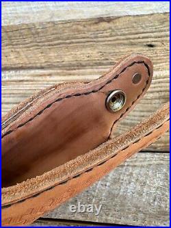 Vintage Tex Shoemaker Brown Basket Leather Lined Holster For H&K P7M9 P7M13