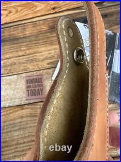 Vintage Tex Shoemaker Brown Leather Suede Lined Holster for H&K P7 PSP