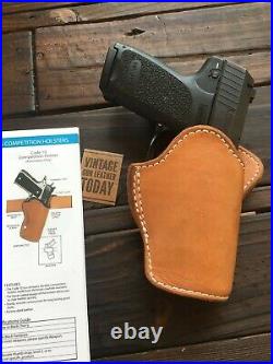 Vintage Tex Shoemaker Code 10 Competition Lined Cross Draw Holster H&K USP 40