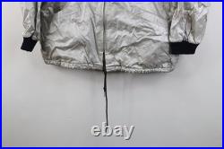 Vtg 70s Mens Small Heckler & Koch International Colts Firearms Jacket Silver USA