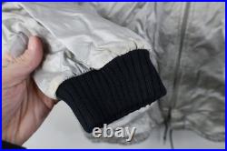 Vtg 70s Mens Small Heckler & Koch International Colts Firearms Jacket Silver USA