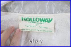 Vtg 70s Mens Small Heckler & Koch International Colts Firearms Jacket Silver USA