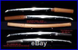 WAKIZASHI ANTIQUE JAPANESE SWORD 41.0cm N. T. H. K SIGNED SUKESADA EARLY-EDO