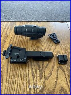 Wilcox Flip Mount 5/8 Riser & Aimpoint 3x Magnifier