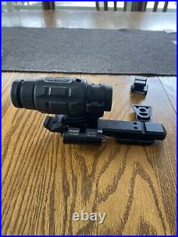 Wilcox Flip Mount 5/8 Riser & Aimpoint 3x Magnifier