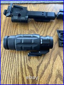 Wilcox Flip Mount 5/8 Riser & Aimpoint 3x Magnifier