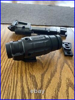 Wilcox Flip Mount 5/8 Riser & Aimpoint 3x Magnifier