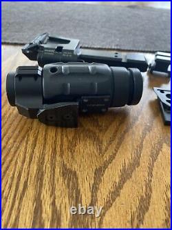 Wilcox Flip Mount 5/8 Riser & Aimpoint 3x Magnifier