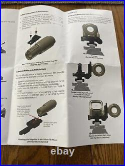 Wilcox Flip Mount 5/8 Riser & Aimpoint 3x Magnifier