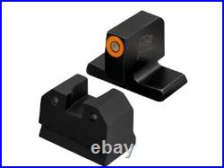 XS R3D Suppressor Height Night Sights for H&L HK VP9 Optic Ready Orange Front