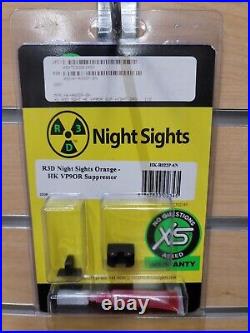 XS Sights R3D Night Sight Set HK VP9 Suppressor Height, Orange HK-R022P-6N