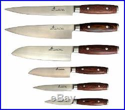 ZHEN Japanese 3-Layer Forged VG-10 Steel 6 Piece Cutlery Knife boxed knife set